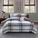 Rudy - Plaid Comforter Set - Black - Simple Home Plus