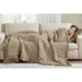 Windom - King All Season Hypoallergenic Blanket With 3M Scotchgard - Brown - Simple Home Plus