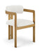Aurum - Linen Textured Fabric Upholstered Dining Chair (Set of 2) - Simple Home Plus