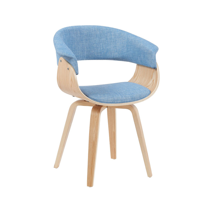 Summer - Upholstered Dining Chair - Brown - Simple Home Plus