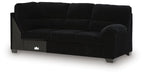 SimpleJoy - RAF Sofa With Corner Wedge - Onyx - Simple Home Plus