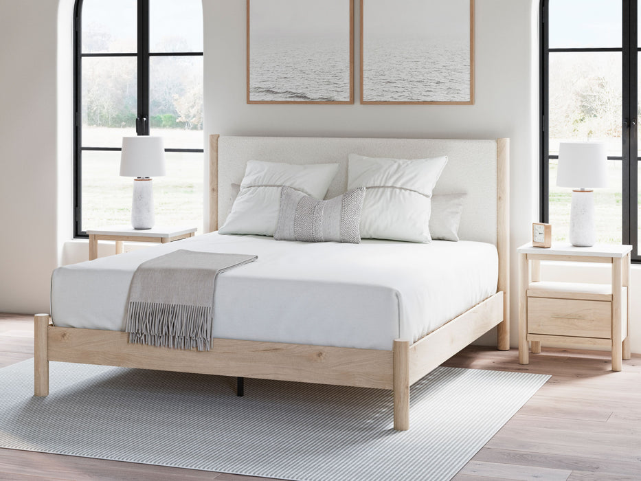 Cadmori - Upholstered Panel Bed - Simple Home Plus
