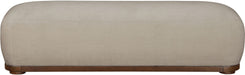 Calum - Bench - Dark Brown Frame - Simple Home Plus