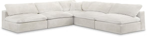 Cozy - 5 Piece Modular Corner Armless Sectional - Simple Home Plus