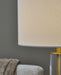 Orenman - Clear / Brass Finish - Glass Table Lamp (Set of 2) - Simple Home Plus