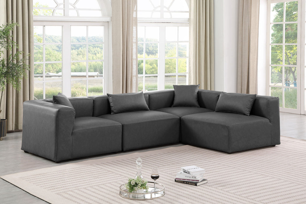Cube - 4 Piece Modular Corner Sectional - Simple Home Plus