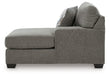 Clarington - RAF Corner Chaise - Greystone - Simple Home Plus