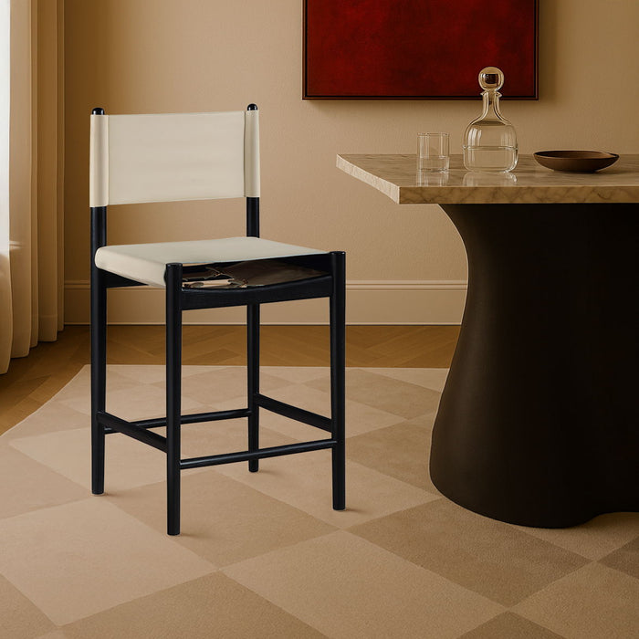 Rawlins - Counter Stool - Black Frame - Simple Home Plus