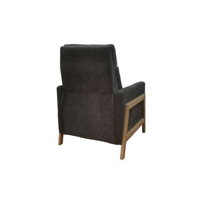 Luna - Recliner With Frame - Gray - Simple Home Plus