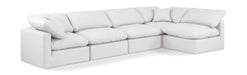 Indulge - Faux Leather 5 Piece Modular Sectional - Simple Home Plus