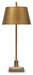 Fritzburn - Gold Finish / White - Metal Table Lamp - Simple Home Plus