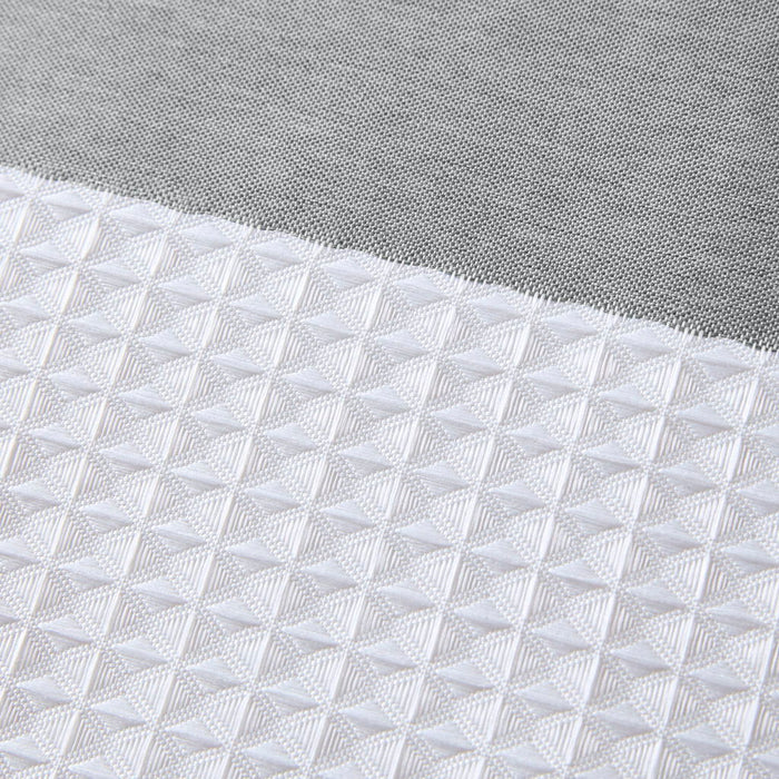 Spa Waffle - 72" Shower Curtain With 3M Treatment - Gray - Simple Home Plus