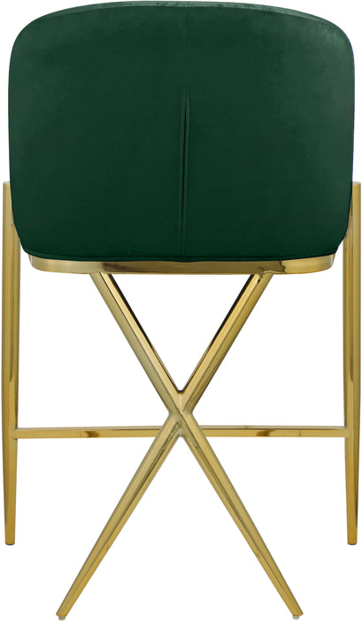Xavier - Counter Stool with Gold Legs - Simple Home Plus