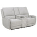 Sylmar - Chenille Upholstered Power Reclining Loveseat - Dove Gray - Simple Home Plus
