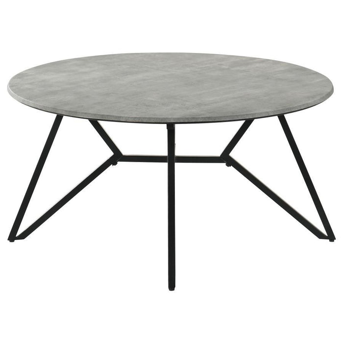 Hadi - Round Smart Top Table - Simple Home Plus