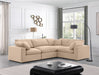 Comfy - 4 Piece Velvet Modular Sectional - Simple Home Plus
