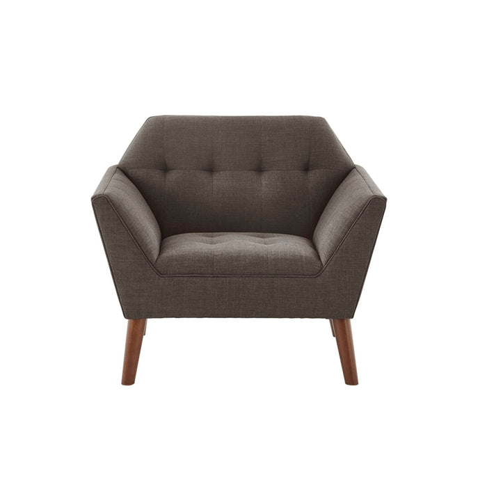 Newport - Wide Mid-Century Modern Lounge Chair (Set of 2) - Charcoal - Simple Home Plus