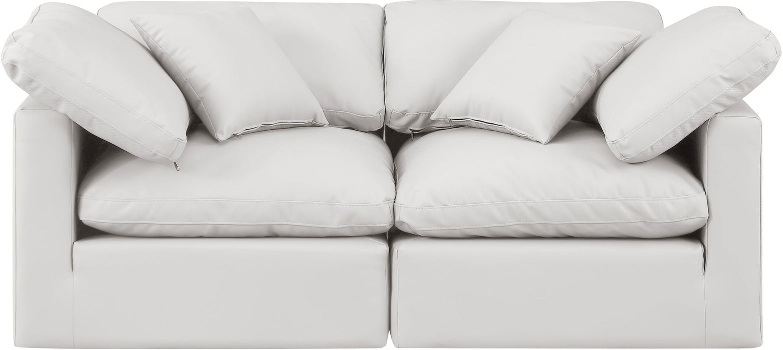 Indulge - Faux Leather 2 Seat Modular Sofa - Simple Home Plus