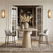 Ferro - Performance Fabric Upholstered Bar Stool - Antique Bronze - Simple Home Plus