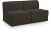 Ollie - 2 Seat Armless Modular Sofa - Simple Home Plus