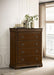Garland - 4-Drawer Bedroom Chest Of Drawers - Brown Cherry - Simple Home Plus