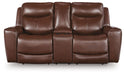 Next Move - Power Reclining Loveseat With Console / Adjustable Headrest - Simple Home Plus