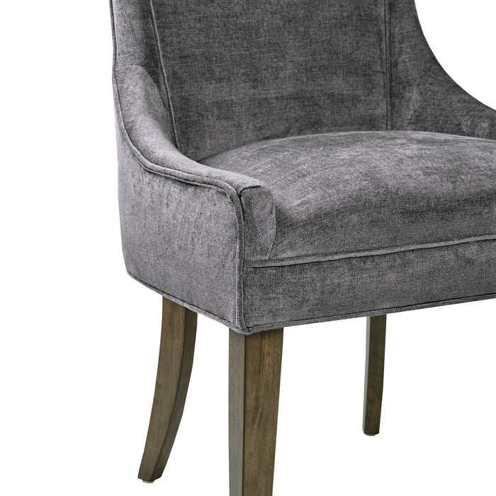 Ultra - Dining Side Chair (Set of 2) - Dark Gray - Simple Home Plus