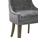Ultra - Dining Side Chair (Set of 2) - Dark Gray - Simple Home Plus