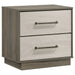 Fenwick - 2-Drawer Nightstand Bedside Table - Gray Oak - Simple Home Plus