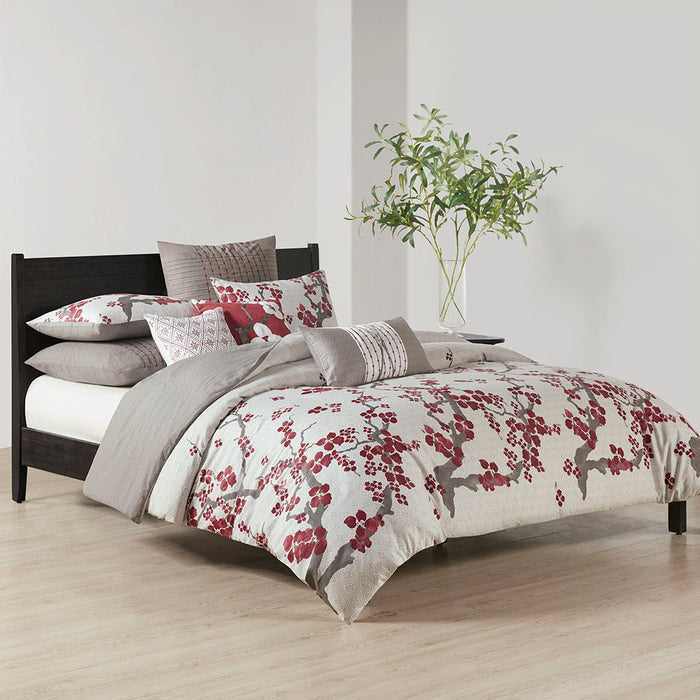 Cherry Blossom - King Duvet Cover Mini Set - Multi - Simple Home Plus