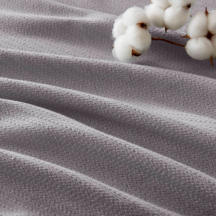 Liquid Cotton - Twin Blanket - Gray