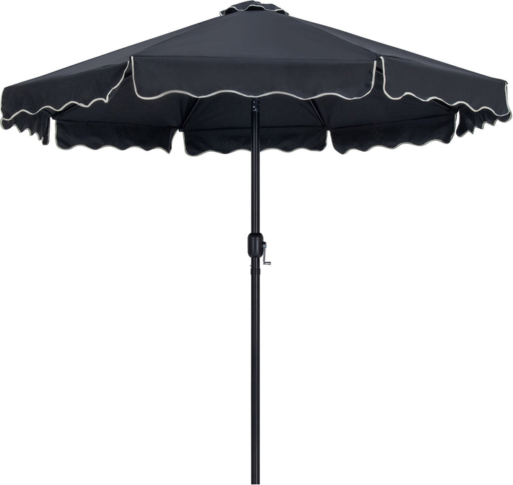 Amalfi - Aluminum Patio Umbrella - Black Base / Black Pole - Simple Home Plus