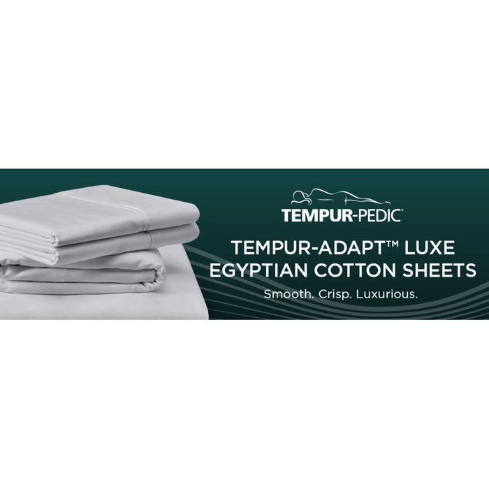 Tempur-Adapt - Tempur-Adapt Luxe Egyptian Cotton Sheets - Graphite - Simple Home Plus
