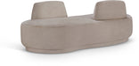 Argyle - Chenille Fabric Chaise / Loveseat - Simple Home Plus