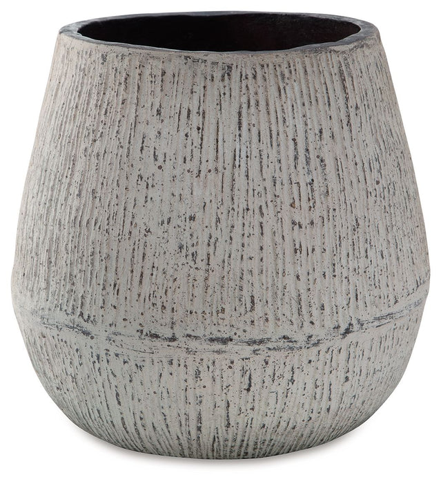 Claymount - Vase - 10" - Distressed Brown - Simple Home Plus