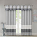 Amherst - Polyoni Pintuck Valance - Gray - Simple Home Plus