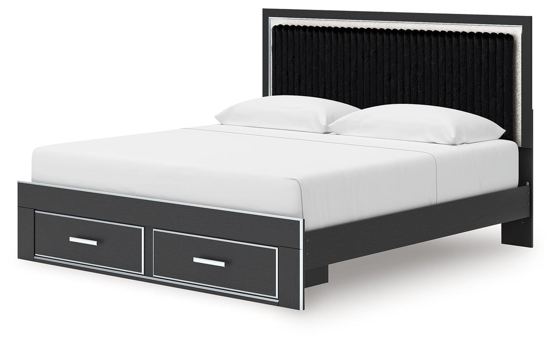 Zuraleus - Upholstered Panel Platform Storage Bed - Simple Home Plus