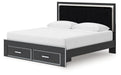Zuraleus - Upholstered Panel Platform Storage Bed - Simple Home Plus