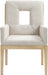 Gwendolyn - Dining Arm Chair With Natural Frame - Simple Home Plus