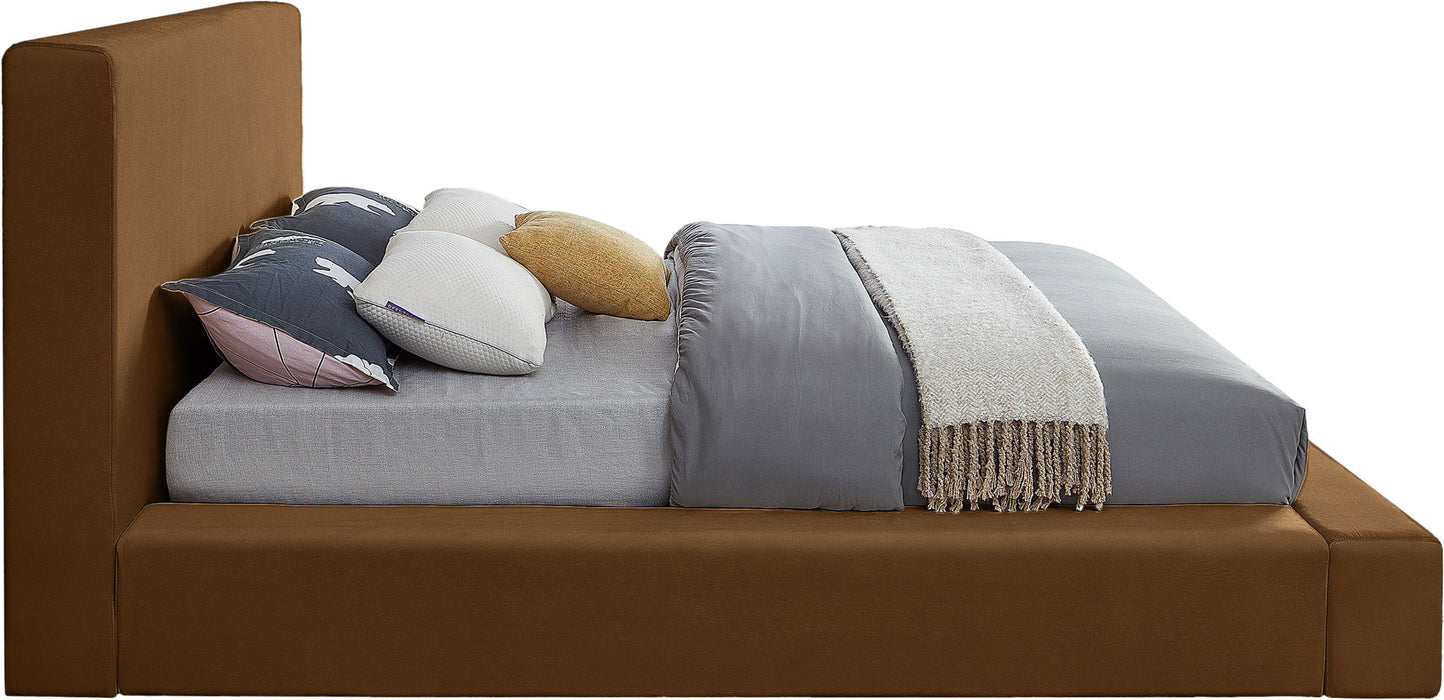Dorian - Velvet Upholstered Bed - Simple Home Plus