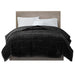 Coleman - Twin Reversible HeiQ Smart Temperature Down Alternative Blanket - Black - Simple Home Plus