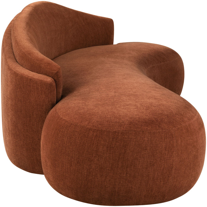 Caspian - Chenille Fabric Upholstered Sofa - Simple Home Plus