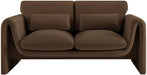 Sloan - Velvet Loveseat - Simple Home Plus