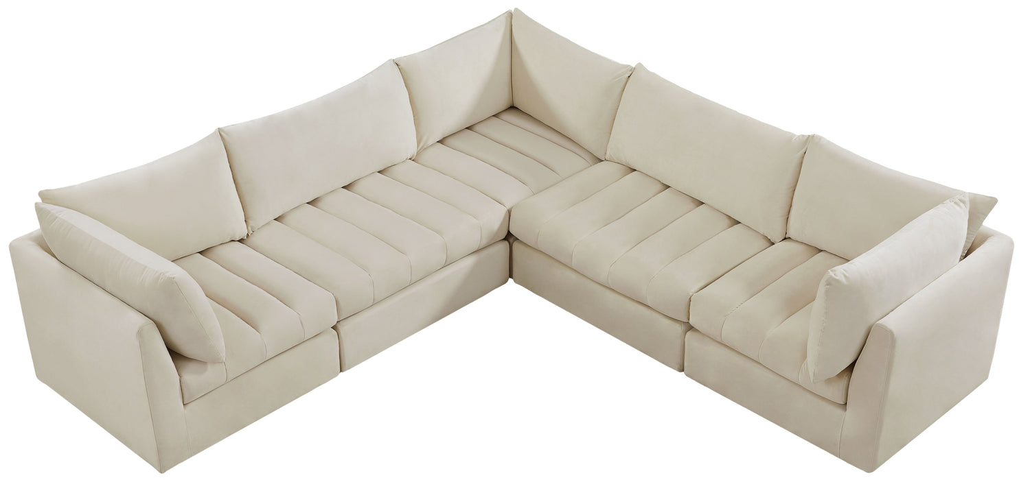 Jacob - Modular Corner Sectional 5 Piece - Simple Home Plus