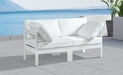 Nizuc - Outdoor Patio 2 Seat Modular Sofa With White Frame - Simple Home Plus