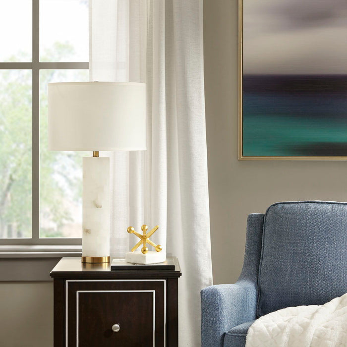 Prague - Prague Table Lamp - White - Simple Home Plus