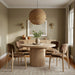Velora - Upholstered Dining Chair (Set of 2) - Natural Base - Simple Home Plus