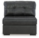 Brindley Pier - Armless Chair - Fog - Simple Home Plus