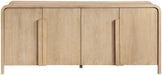 Harmony - Oak Veneer And Solid Wood Sideboard/Buffet - Simple Home Plus