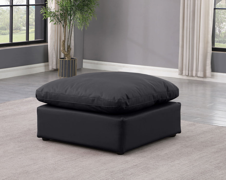 Indulge - Faux Leather Ottoman - Simple Home Plus